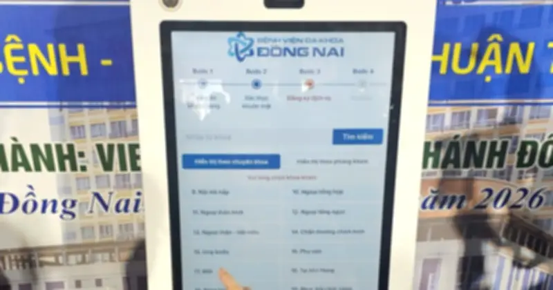 Bệnh viện Đồng Nai triển khai khám bệnh bằng sinh trắc học