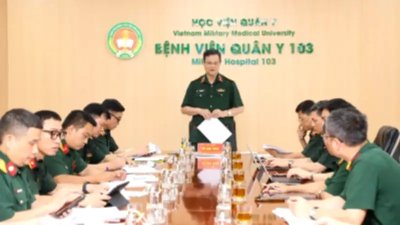 Bệnh viện Quân y 103 triển khai bệnh án điện tử, giảm 50% nhân lực