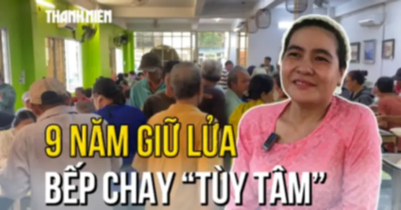 Bếp ăn tùy tâm 9 năm: Hơn 1.000 suất chay mỗi ngày giữa Chợ Lớn