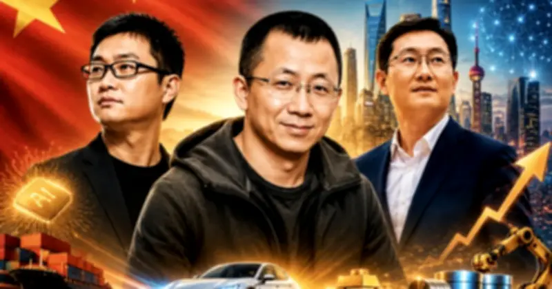 Bất ngờ: Top 10 tỷ phú Trung Quốc 2026 không có bất động sản, công nghệ và AI thắng thế