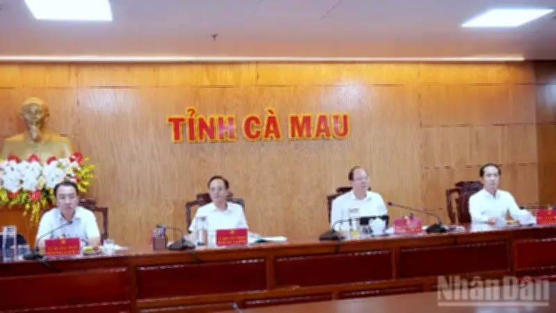 Cà Mau đặt mục tiêu tăng trưởng hai con số giai đoạn 2026-2030