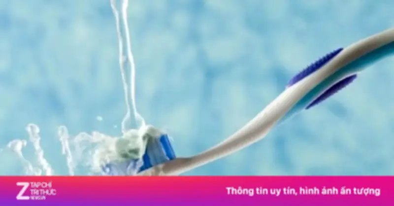 Có nên nhúng bàn chải đã bôi kem vào nước trước khi đánh răng?