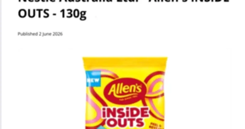 Úc thu hồi kẹo Allen's và thực phẩm chức năng Nature's Own do dị vật