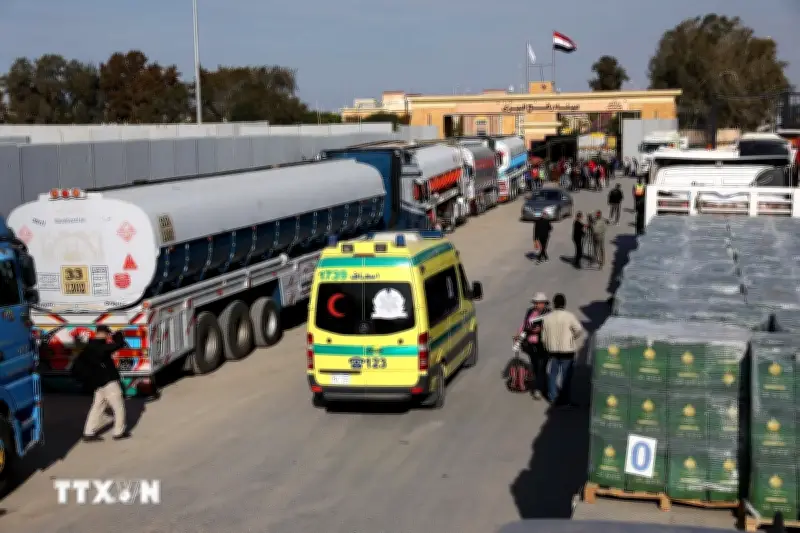 Cửa khẩu Rafah tại dải Gaza mở cửa trở lại tạo điều kiện sơ tán y tế