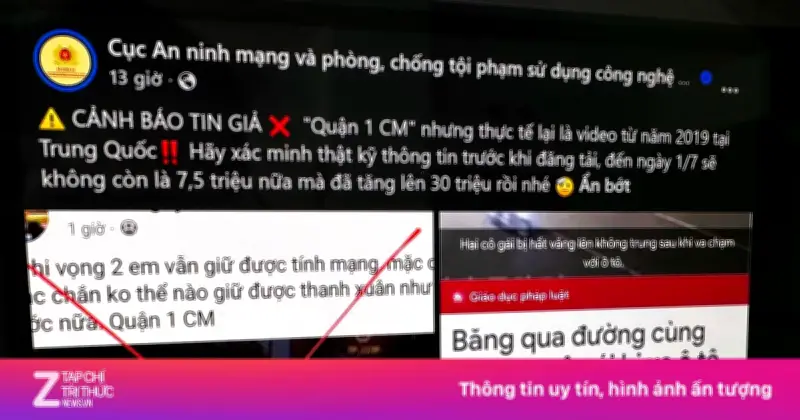 Cục A05 cảnh báo thủ đoạn phát tán tin giả, mức phạt lên 50 triệu đồng