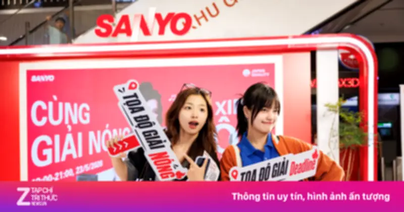 Cách Sanyo làm mới thương hiệu để gần hơn với người trẻ Việt