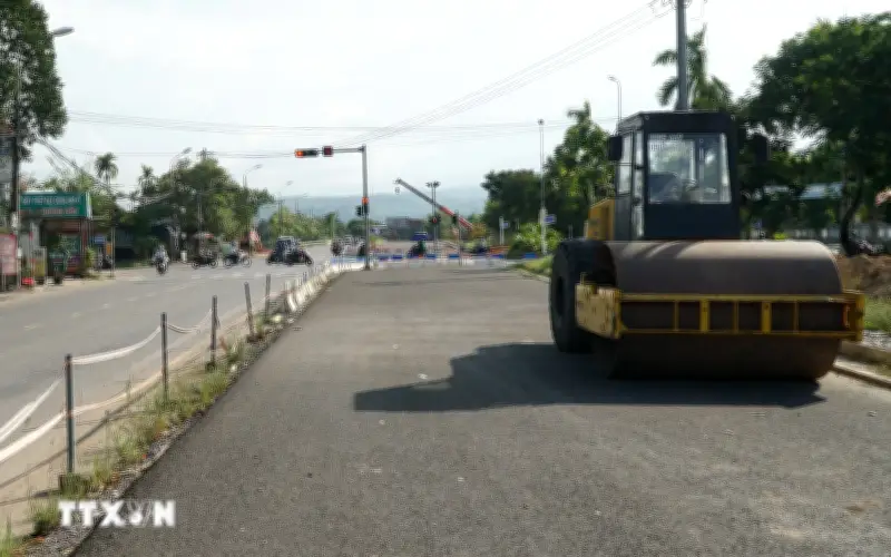 Chưa bàn giao xong mặt bằng, dự án cải tạo Quốc lộ 14B bị chậm tiến độ