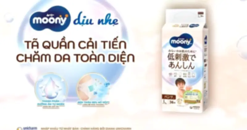 Chiến lược đa phân khúc giúp Diana Unicharm dẫn đầu thị trường tã trẻ em