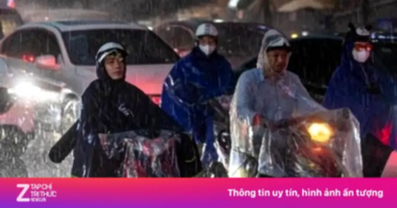 Chiều tối nay, miền Bắc đón mưa lớn sau nắng nóng gay gắt