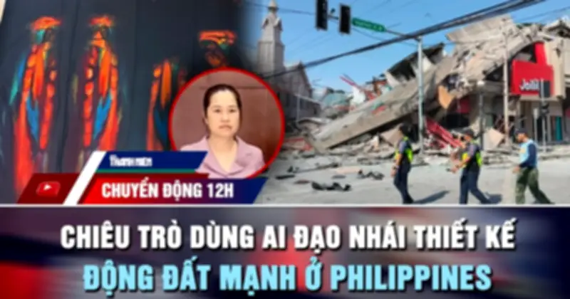 Chiêu trò dùng AI đạo nhái thiết kế, động đất Philippines, biển Sầm Sơn đông nghẹt