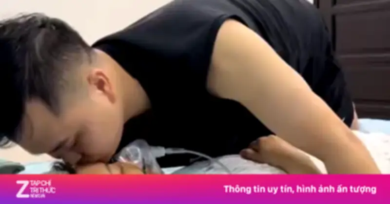 Chồng tháo mặt nạ oxy hôn vợ lần cuối: Chuyện tình 20 năm xúc động