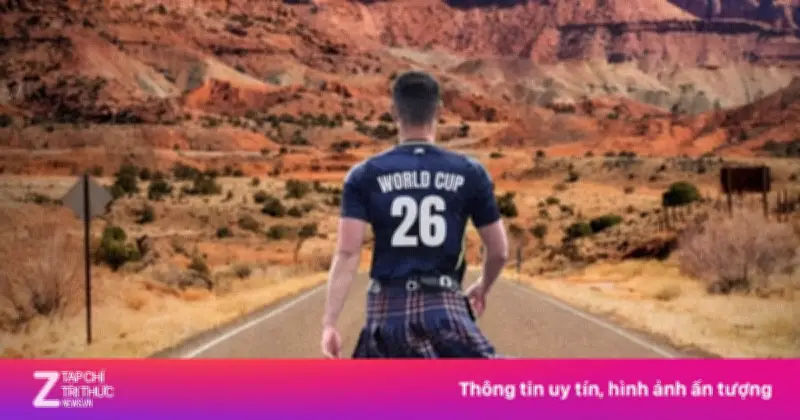 Chàng trai đi bộ 5.150 km xuyên Mỹ cổ vũ Scotland tại World Cup 2026