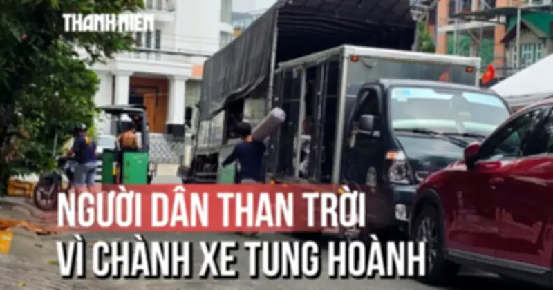 Chánh xe lấn chiếm khu dân cư, công viên thành kho đường thành bãi đỗ xe