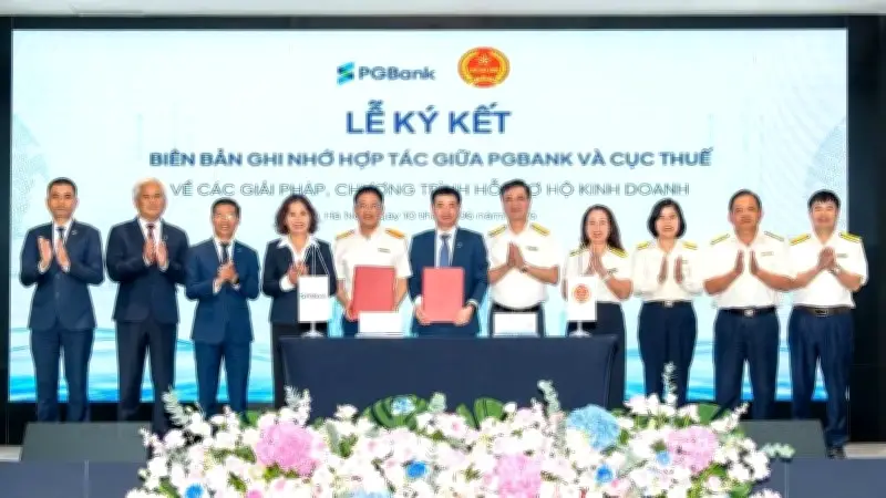 Chuyển đổi quản lý thuế hộ kinh doanh: Hợp tác với PGBank thúc đẩy số hóa