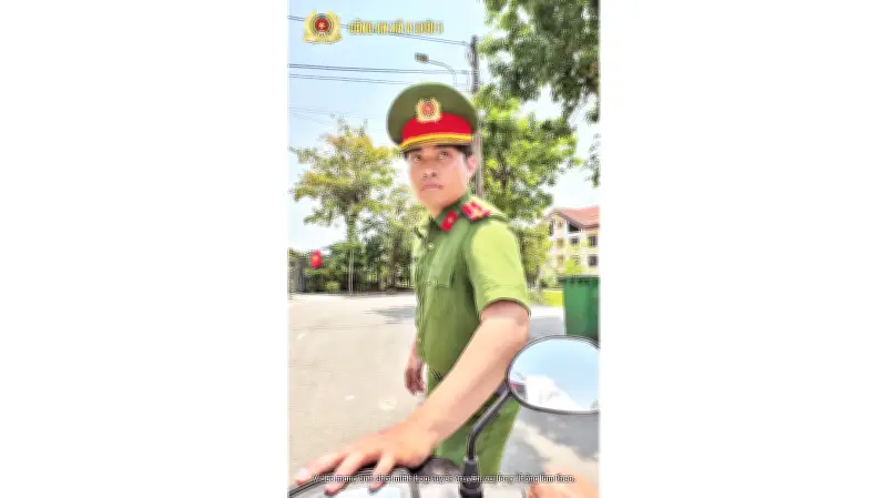 Clip tuyên truyền giao thông kiểu Gen Z của công an xã A Lưới gây sốt