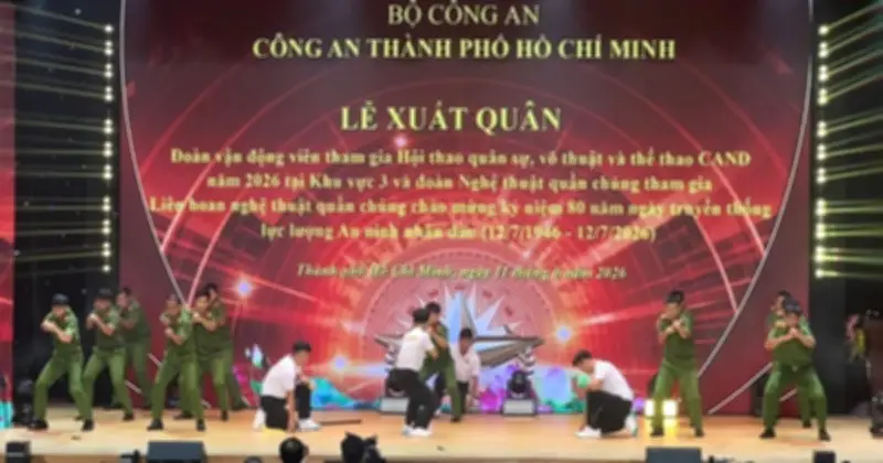 Công an TP.HCM xuất quân tham gia hội thao, liên hoan nghệ thuật CAND
