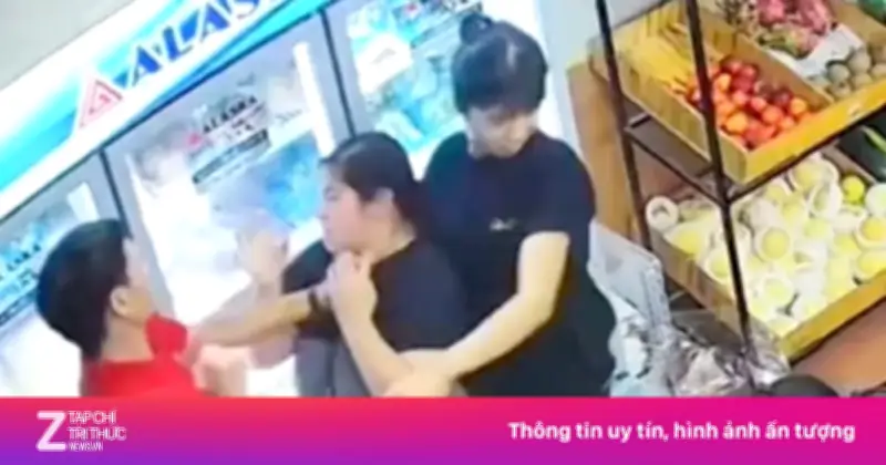 Công an yêu cầu người hành hung thai phụ ở tiệm hoa quả ra trình diện