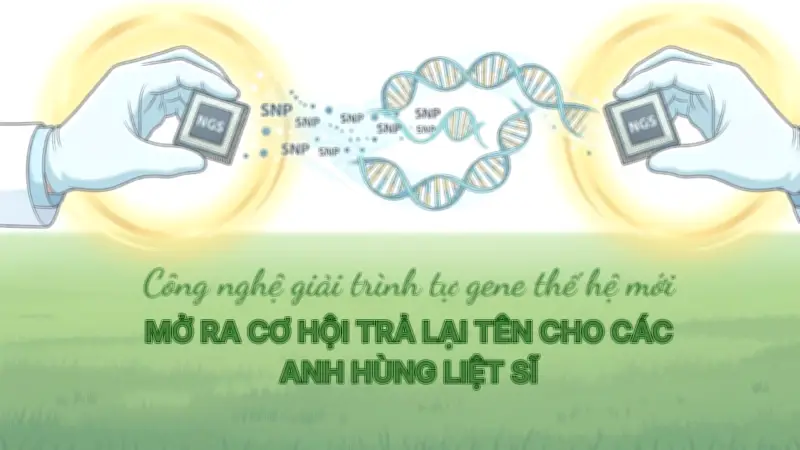 Công nghệ NGS-SNP mở ra đột phá xác định danh tính hài cốt liệt sĩ