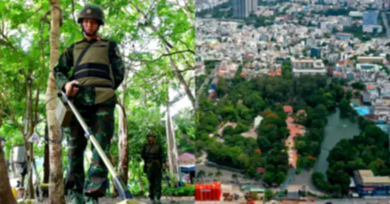 Công viên Lê Thị Riêng phát hiện tín hiệu lạ dưới lòng đất, chuẩn bị tìm kiếm diện rộng