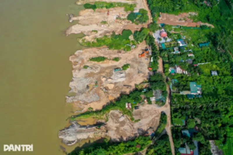 Công viên đầu tiên tại siêu dự án sông Hồng dự kiến hoàn thành giải phóng mặt bằng trong quý II