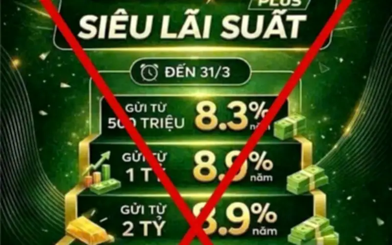 Cảnh giác chiêu lừa gửi tiết kiệm lãi suất cao trên mạng xã hội