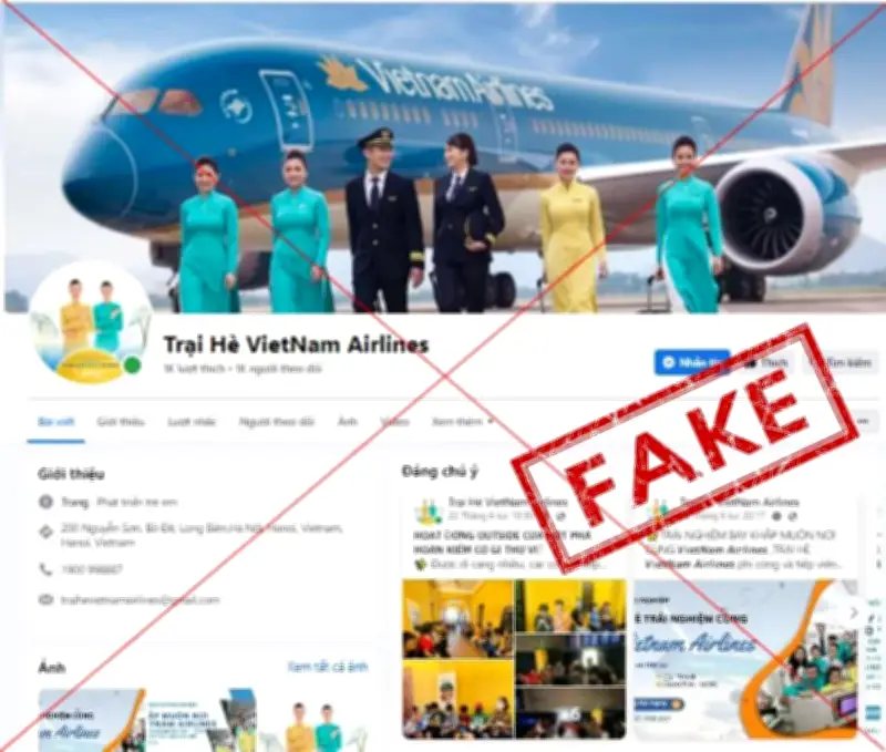Cảnh giác website, tài khoản mạng xã hội giả mạo lừa đảo bán vé rẻ