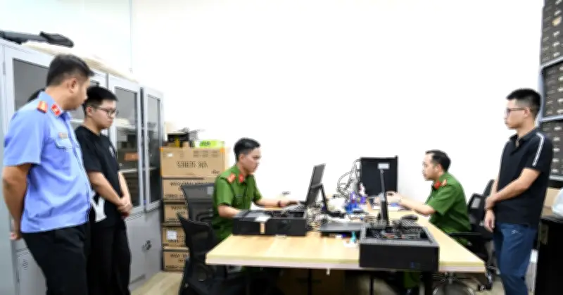 Cảnh sát khám xét vụ án bản quyền phần mềm đầu tiên trên cả nước