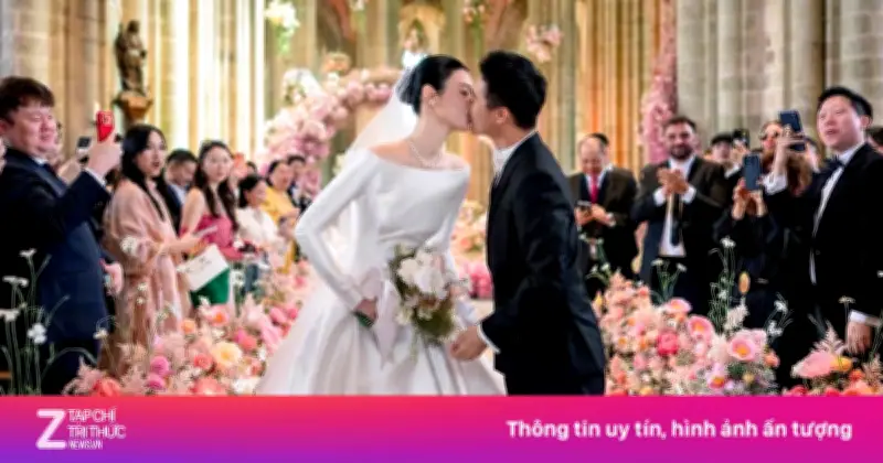 Con trai vua sòng bạc Macau tổ chức lễ cưới cổ tích tại tu viện nghìn năm ở Pháp