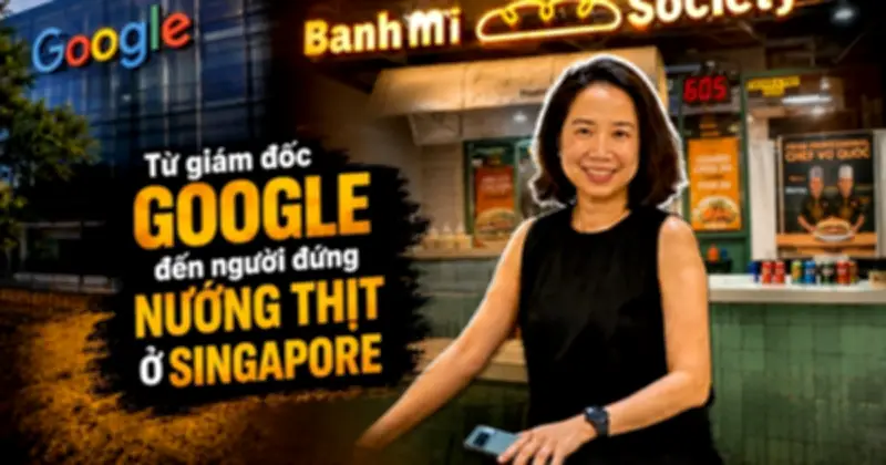 Cựu giám đốc Google bán bánh mì ở Singapore: 'Một năm hiểu giá trị lao động'