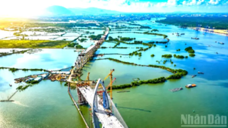 Cầu Phước An vượt tiến độ, đẩy nhanh thi công kết nối TP.HCM - Đồng Nai