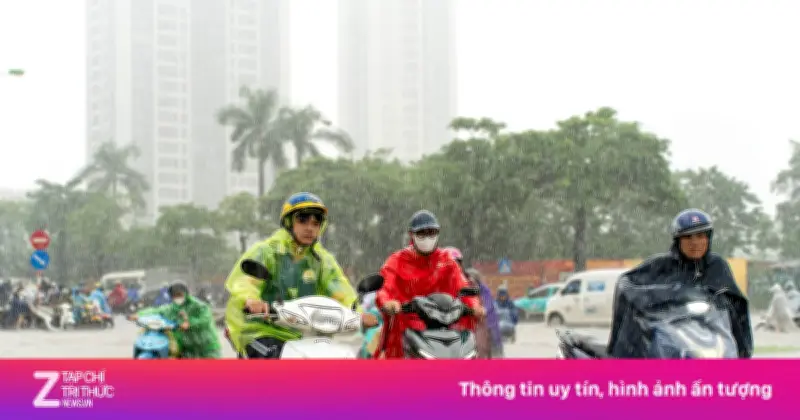 Dự báo thời tiết thi tốt nghiệp THPT 2026: Nhiều nơi có mưa dông