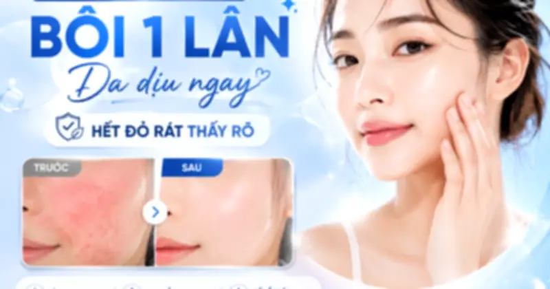 Da nhạy cảm không phải loại da, mà là dấu hiệu hàng rào bảo vệ bị tổn thương