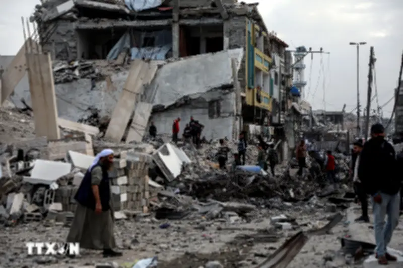 Dải Gaza đối mặt đồng thời sức ép an ninh và nhân đạo