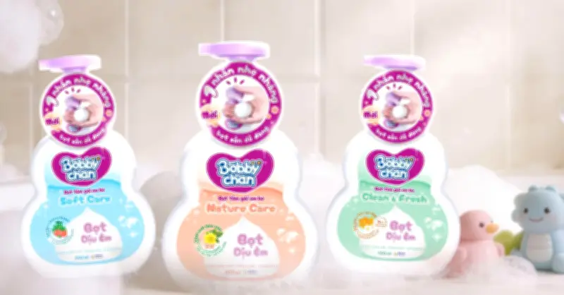 Diana Unicharm ra mắt bọt tắm gội Bobbychan 3 dòng chuyên biệt cho trẻ