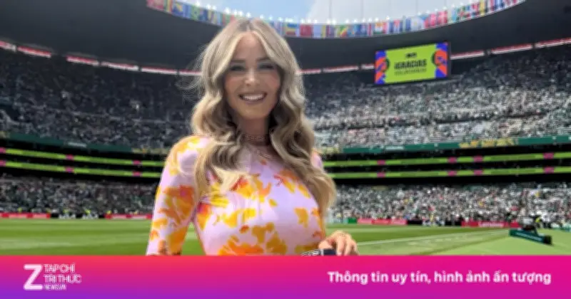 Diletta Leotta, vợ thủ môn Karius, gây sốt khi làm MC World Cup 2026 sau sinh 1 tháng