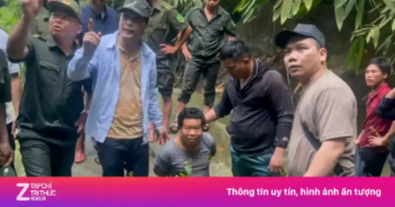 Dùng flycam truy vết nghi phạm sát hại bé trai 12 tuổi lẩn trốn trong rừng sâu
