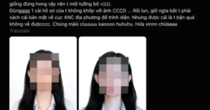 Dùng ảnh AI làm hộ chiếu, cô gái bị treo hồ sơ, yêu cầu trình diện trực tiếp