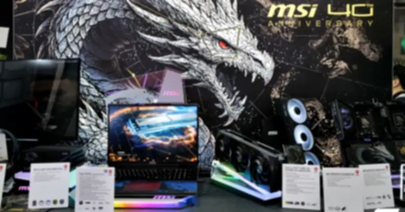 Dạo một vòng booth MSI tại Computex 2026: Draco Epic 40 năm và gaming gear mới