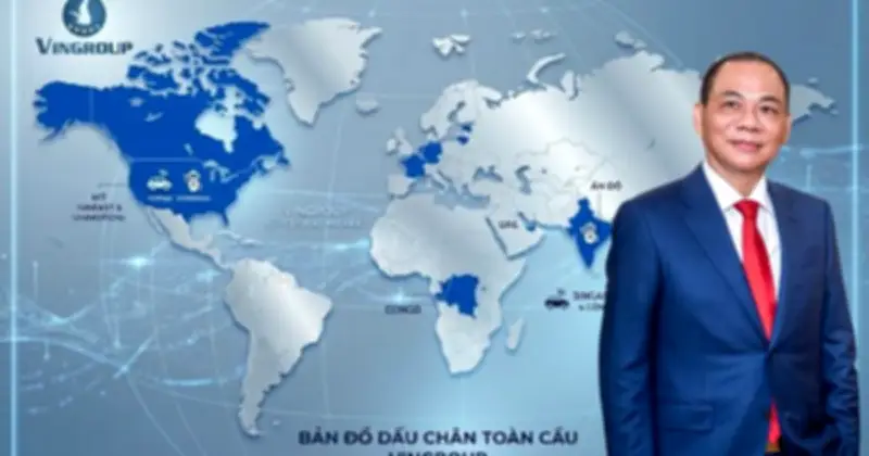 Dấu chân tỷ phú Phạm Nhật Vượng: Vingroup mở rộng đế chế toàn cầu