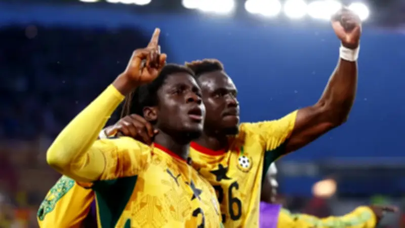 Ghana thắng Panama phút bù giờ nhờ bàn đầu tiên của Yirenkyi