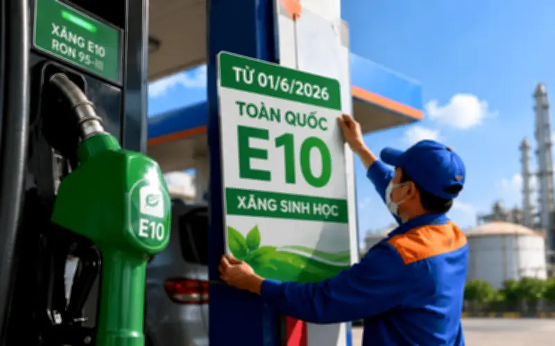 Giá xăng dầu tiếp tục giảm mạnh, xăng E10 còn bao nhiêu tiền một lít?