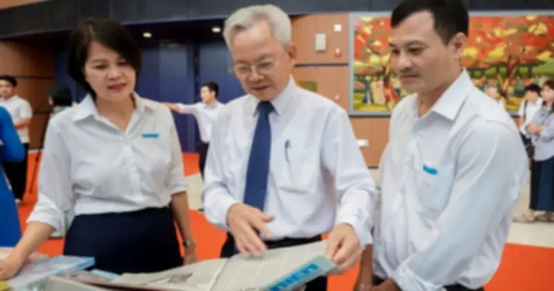 Gian trưng bày Báo Thanh Niên gây ấn tượng tại Hội Báo toàn quốc 2026