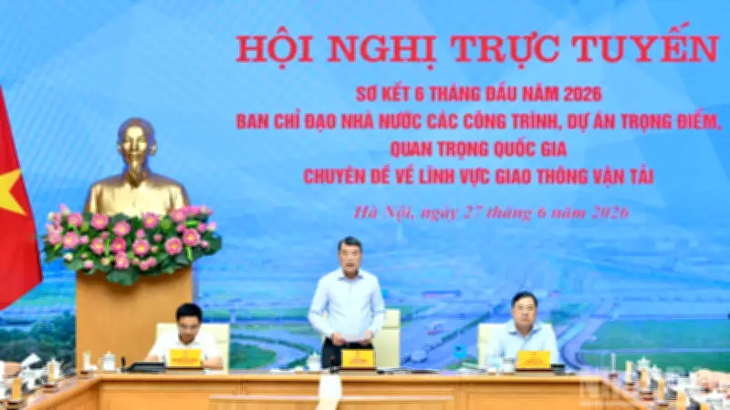Giải ngân dự án giao thông trọng điểm đạt 18.753 tỷ đồng, nhiều dự án chậm tiến độ