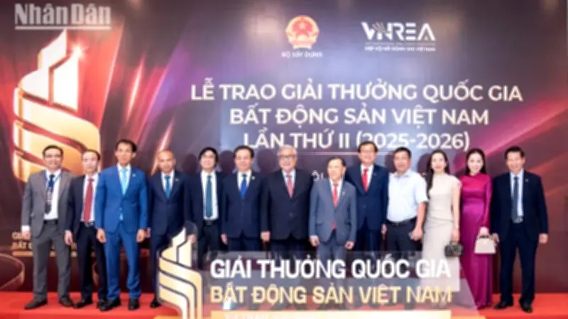 Giải thưởng Bất động sản Quốc gia lần II: Tôn vinh giá trị bền vững và kiến tạo không gian sống