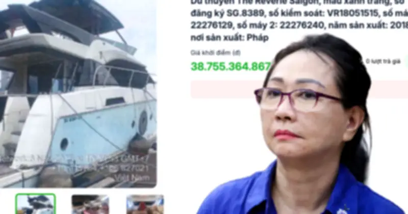Giảm giá 4 lần, siêu du thuyền 38,7 tỉ của Trương Mỹ Lan vẫn ế