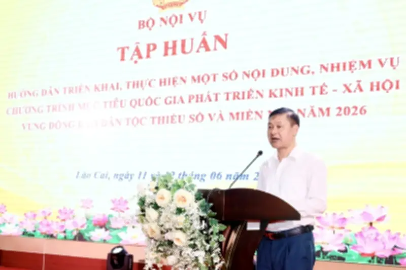 Gần 350 cán bộ Lào Cai tham gia tập huấn công tác dân tộc năm 2026