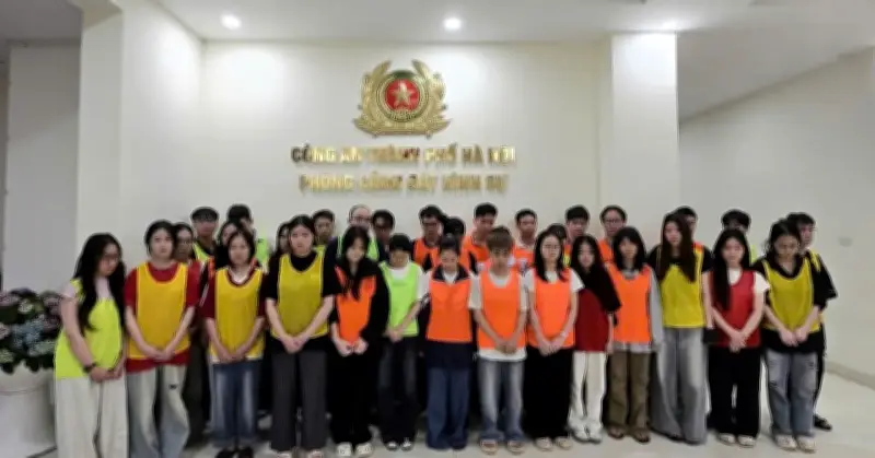 Hà Nội bắt giám đốc công ty sinh năm 1995 và 17 nhân viên
