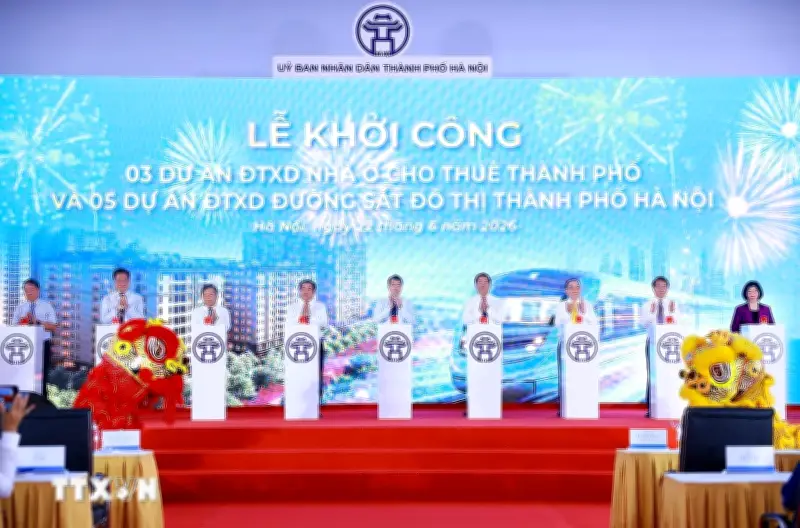 Hà Nội khởi công 3 dự án nhà ở cho thuê và 5 dự án đường sắt đô thị