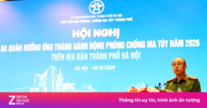 Hà Nội ra quân tháng hành động phòng chống ma túy 2026