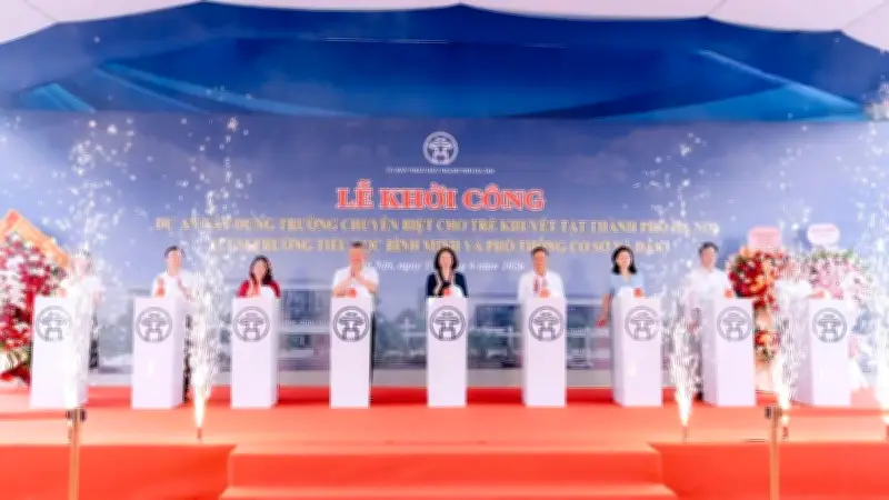 Hà Nội đầu tư 400 tỷ xây trường chuyên biệt cho trẻ khuyết tật